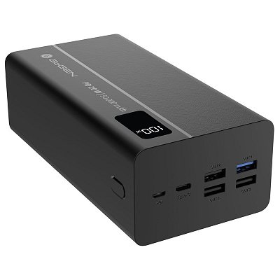 Powerbank GoGEN PB500001 50000 mAh, USB-C PD 20W - černá