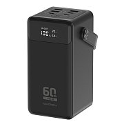 Powerbank GoGEN PB600002B, 60000 mAh, PD 100W - černá