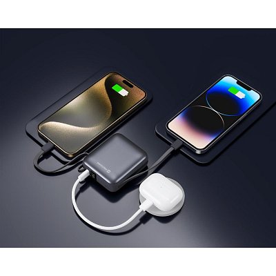 Powerbanka 10000mAh silver SWISSTEN