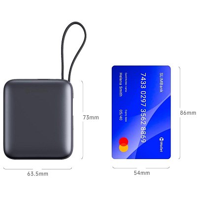 Powerbanka 10000mAh silver SWISSTEN