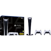 PS5 Digital + DualSense white
