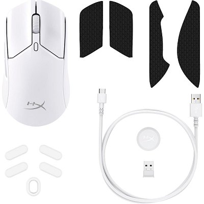 Pulsefire Haste 2 Wrl GamMouse wh HYPERX