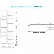 PW 143 GLV jednozónová vinotéka PHILCO