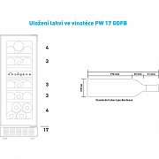 PW 17 GDFB duozónová vinotéka PHILCO