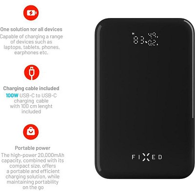 PWB Zen 20 Pro,130W, 20 000 mAh FIXED
