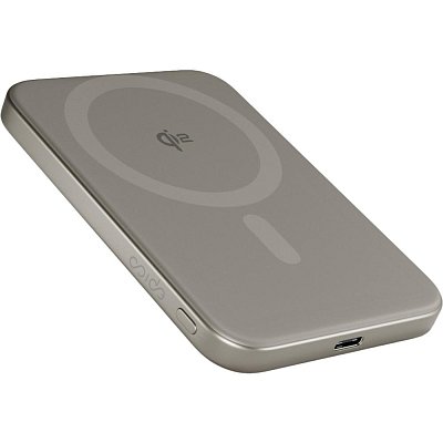 Qi2 5000 Mag+ Alu PB titanová EPICO
