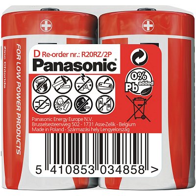 R20 2S D Red zn PANASONIC