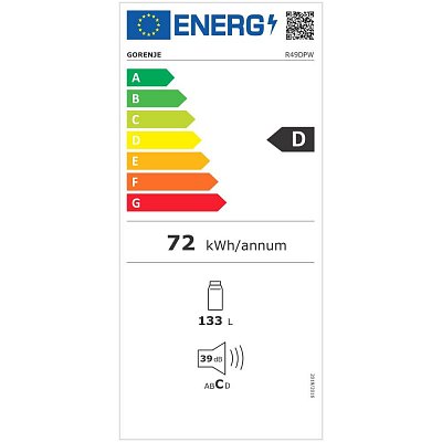 R49DPW CHLADNIČKA MONOKLIM. GORENJE