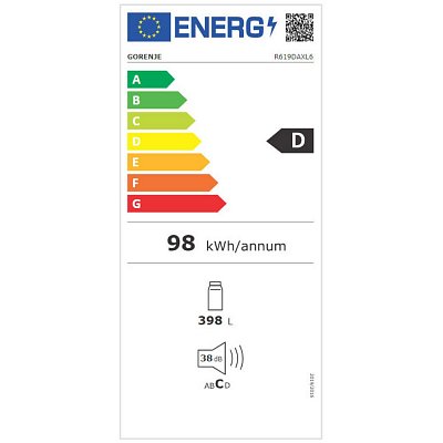 R619DAXL6 CHLADNIČKA MONOK. GORENJE