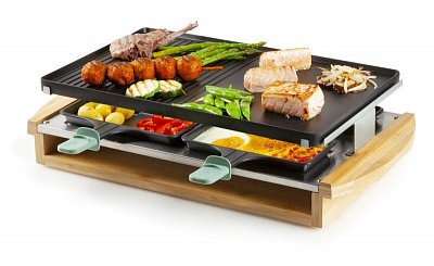 Raclette gril - bambusový - DOMO DO9246G