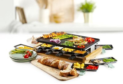 Raclette gril - bambusový - DOMO DO9246G