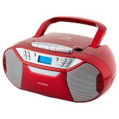 Radiomagnetofon Hyundai TRC 333 AU3 BT R s CD/MP3/USB, Bluetooth, červený