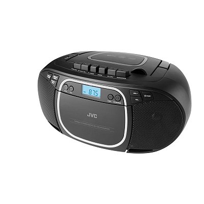 Radiomagnetofon s CD JVC RC-E451B, černý