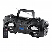 Radiopřijímač s CD GoGEN CDM 425 SUBT, černá/stříbrná