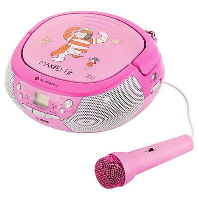 Radiopřijímač GoGEN MAXIPREHRAVAC P s CD/MP3/USB, růžová/purpurová
