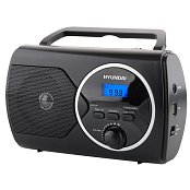 Radiopřijímač Hyundai PR 570PLLUB, FM PLL, USB, černý
