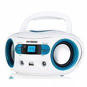 Radiopřijímač Hyundai TRC 533 AU3WBL s CD/MP3/USB, bílá/modrá