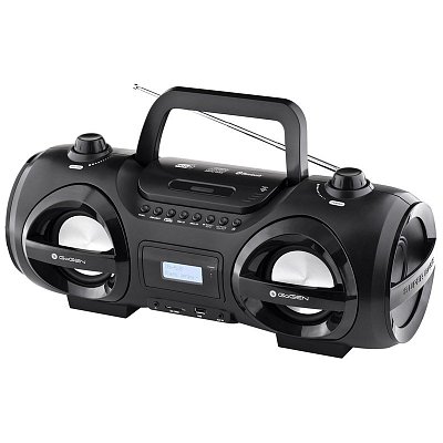 Radiopřijímač s DAB+/CD GoGEN CDM 425 BTDAB, černá/stříbrná