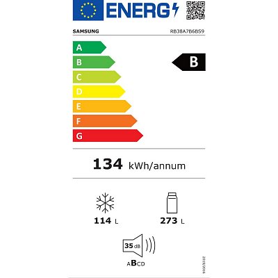 RB38A7B6BS9/EF CHLADNIČKA KOMBI SAMSUNG