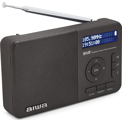 RD-40DAB/BK PŘEN RADIOPŘIJ FM/DAB AIWA