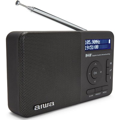 RD-40DAB/BK PŘEN RADIOPŘIJ FM/DAB AIWA