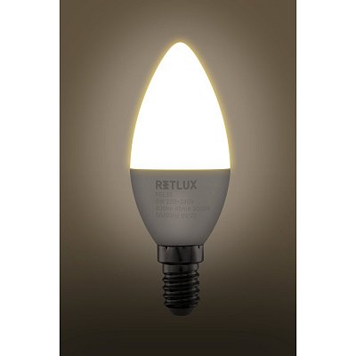 REL 35 LED C37 4x5W E14 WW RETLUX