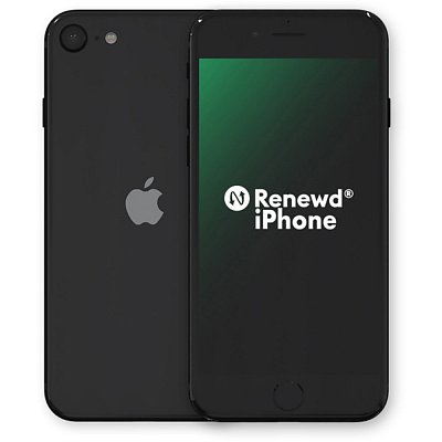 Repasovaný iPhone SE2020 64GB Blk RENEWD