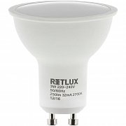 RLL 304 GU10 žárovka 9W CW RETLUX