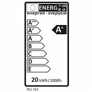 RLL 323 A67 E27 žárovka 20W WW RETLUX