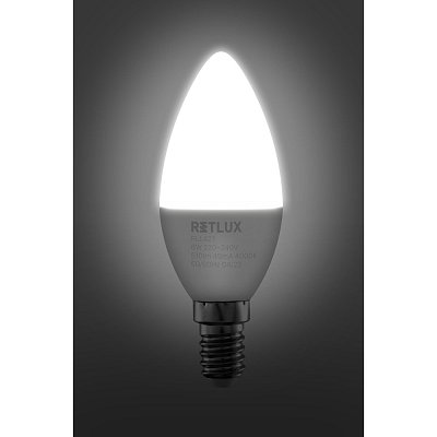 _RLL 427 C37 E14 candle  6W CW    RETLUX