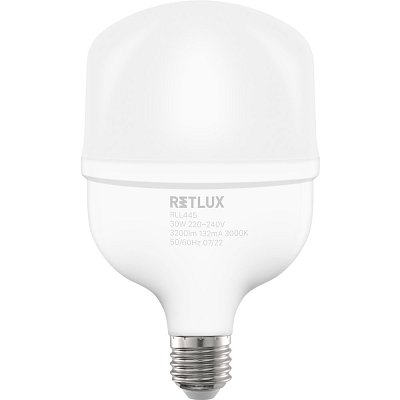 RLL 445 E27 bulb 30W WW           RETLUX