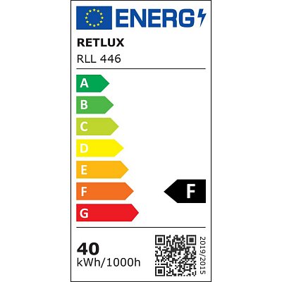 RLL 446 T120 E27 bulb 40W WW      RETLUX