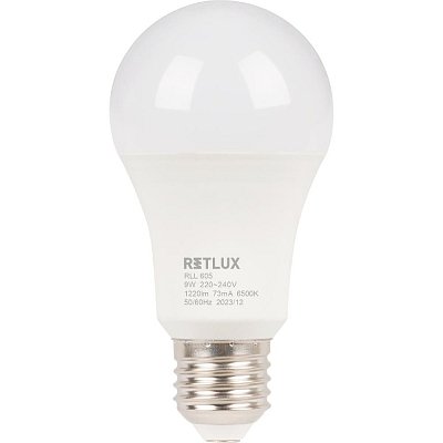 RLL 605 A60 E27 bulb 9W DL D RETLUX