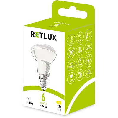 RLL 622 R50 E14 Spot 6W CW D RETLUX