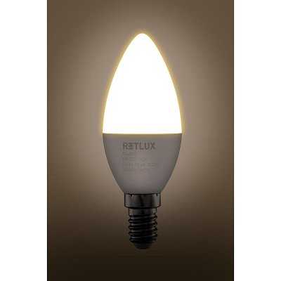 RLL 626 C37 E14 candle 6W WW D RETLUX