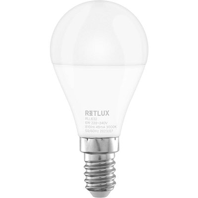 RLL 632 G45 E14 miniG 6W WW D RETLUX