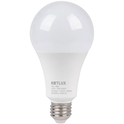 RLL 662 A80 E27 bulb 20W WW D RETLUX