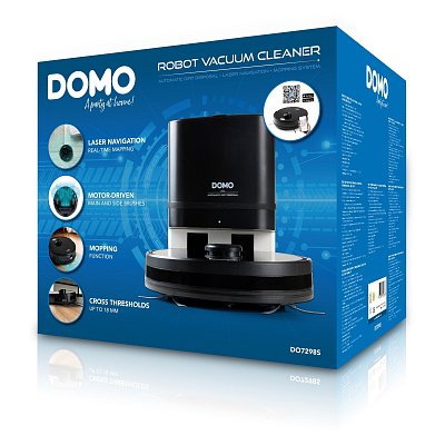 Robotický vysavač s čistící stanicí a mopem - DOMO DO7298S
