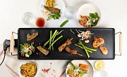 Rodinný gril Teppanyaki - Wood Look - DOMO DO8312TP