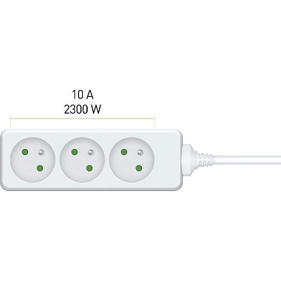 RPC 01 prodl.přívod1,5m/3 3×1,0mm RETLUX