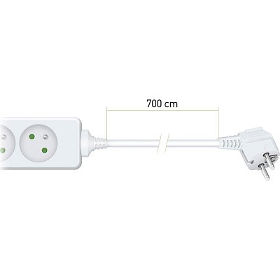 RPC 10 prodl.přívod 7m/4 3×1,0mm RETLUX