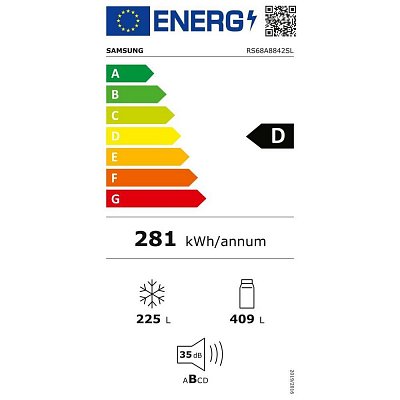 RS68A8842SL/EF CHLADNIČKA SBS SAMSUNG