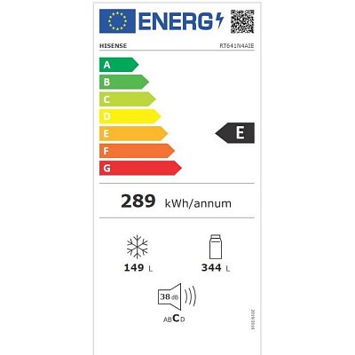 RT641N4AIE KOMBI. CHLADNIČKA HISENSE
