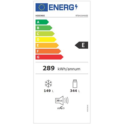RT641N4WIE KOMBI CHLADNIČKA HISENSE
