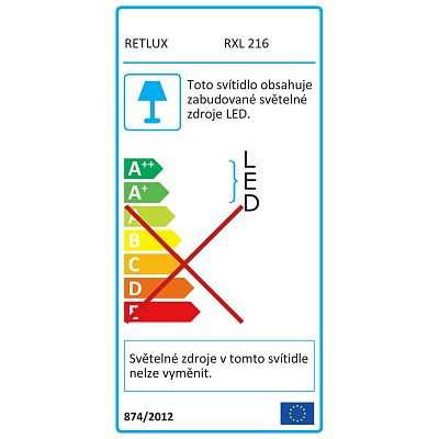 RXL 216 řetěz 500LED 50+5m CW TM RETLUX