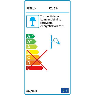 RXL 234 svícen 7LED WW TM RETLUX