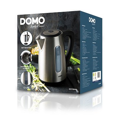 Rychlovarná konvice nerezová - DOMO DO738WK