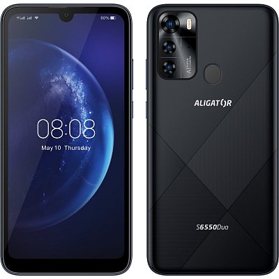 S6550 Duo 3/128 GB černý ALIGATOR