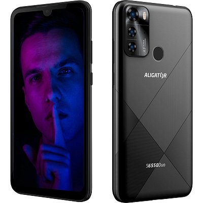 S6550 Duo 3/128 GB černý ALIGATOR