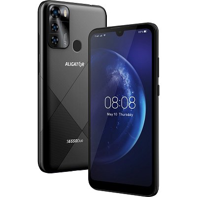 S6550 Duo 3/128 GB černý ALIGATOR